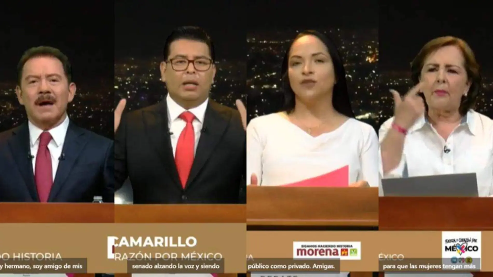 Ignacio Mier Velazco, Néstor Camarillo Medina, Lizeth Sánchez García, Ana Teresa Aranda